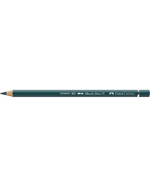 Lápiz de color Albrecht Dürer extraordinaria calidad acuarelable Faber-Castell verde cobalto oscuro Verde-2