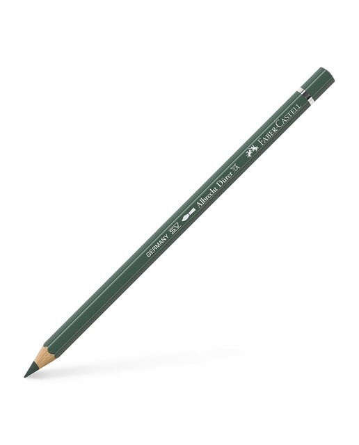 Lápiz de color Albrecht Dürer extraordinaria calidad acuarelable Faber-Castell verde enebro Verde-1