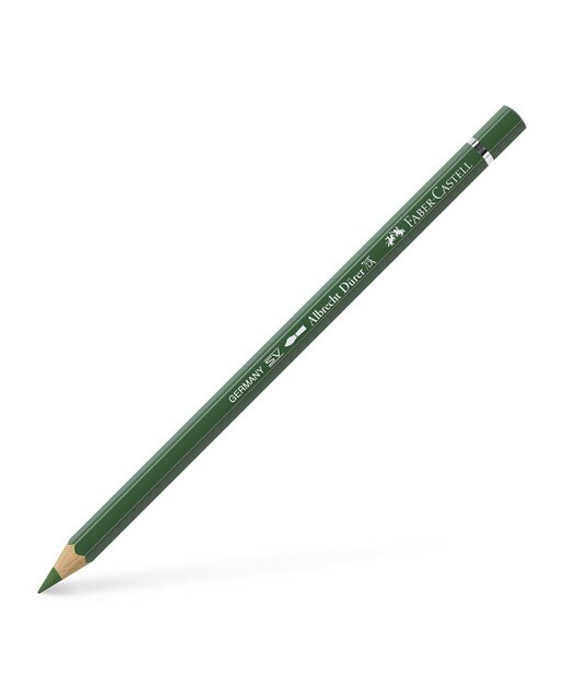 Lápiz de color Albrecht Dürer extraordinaria calidad acuarelable Faber-Castell verde permanente oliva Verde-1