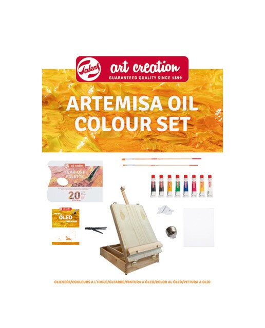 Conjunto Artemisa de Tinta para Técnica a Óleo - Multicolor Multicolor-2