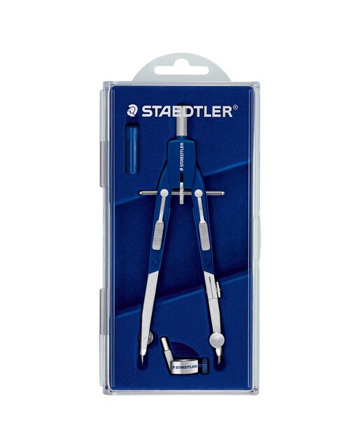 Estojo Compasso Mars Comfort com adaptador Staedtler 1