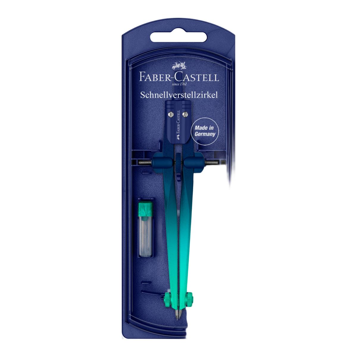 Compás de rápido ajuste Stream Flow Edition Faber-Castell colores surtido 4