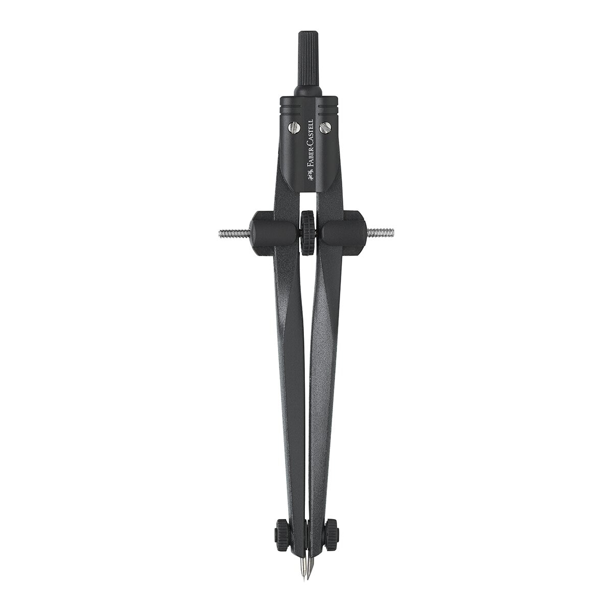 Compasso escolar de ajuste rápido com diâmetro até 340 mm Preto-2