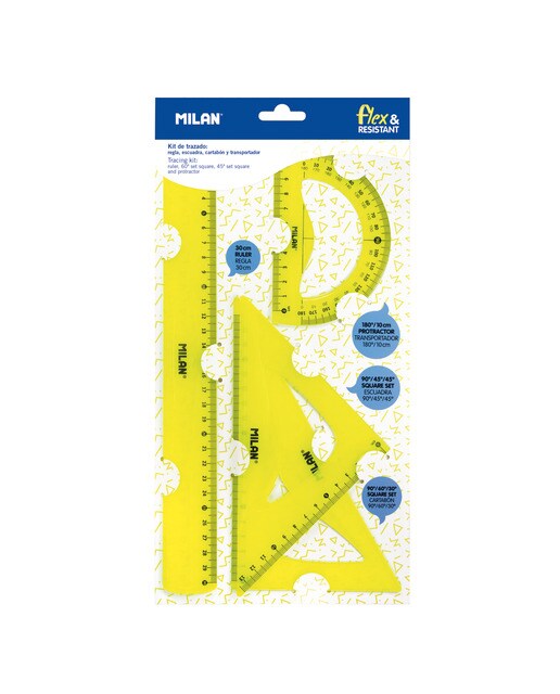 Kit de Traçado Flexível Flex&Resistant - Amarelo Translúcido Amarelo-1
