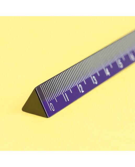 Régua triangular 15 cm serie Acid MILAN cores sortidas Sortido-2