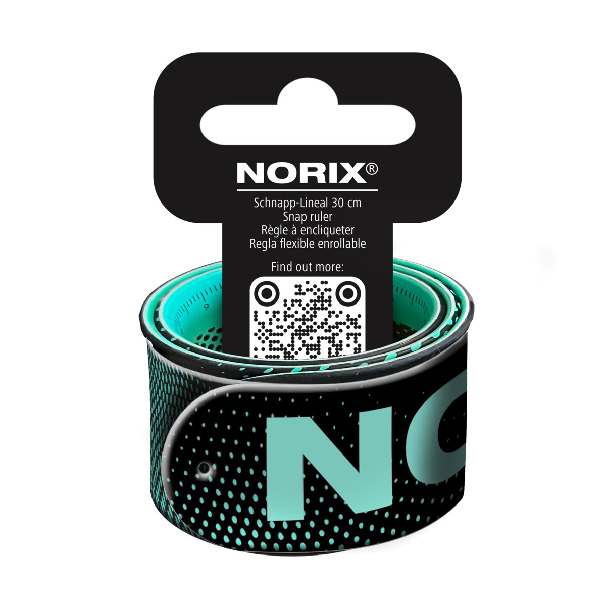 Reglas colores surtidos Norix flexible y enrollable, STAEDTLER, Color amarillo, coral y turquesa, 2
