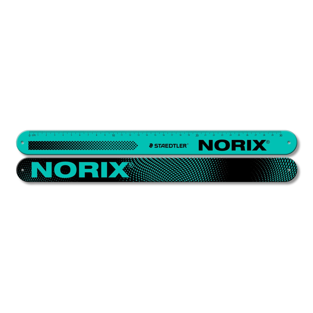 Reglas colores surtidos Norix flexible y enrollable, STAEDTLER, Color amarillo, coral y turquesa, 4