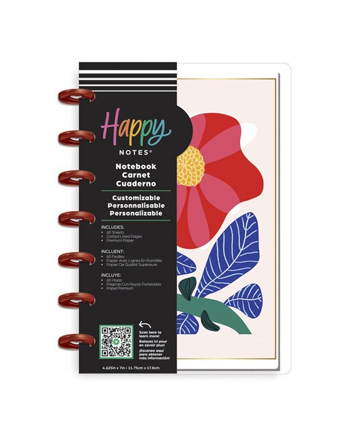 Imagem 0 de Bloco de notas Pop of Joy 60 folhas Happy Planner Mini multicolor