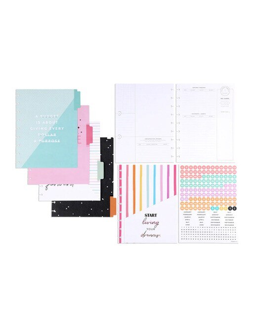 Conjunto de Acessórios Bright Budget Happy Planner Classic Multicolor 2