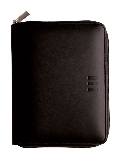 Imagen 0 de Agenda anillas año 2026 Open Cremallera Clan 500-117x181 mm Semana Vista Vertical Finocam negro castellano