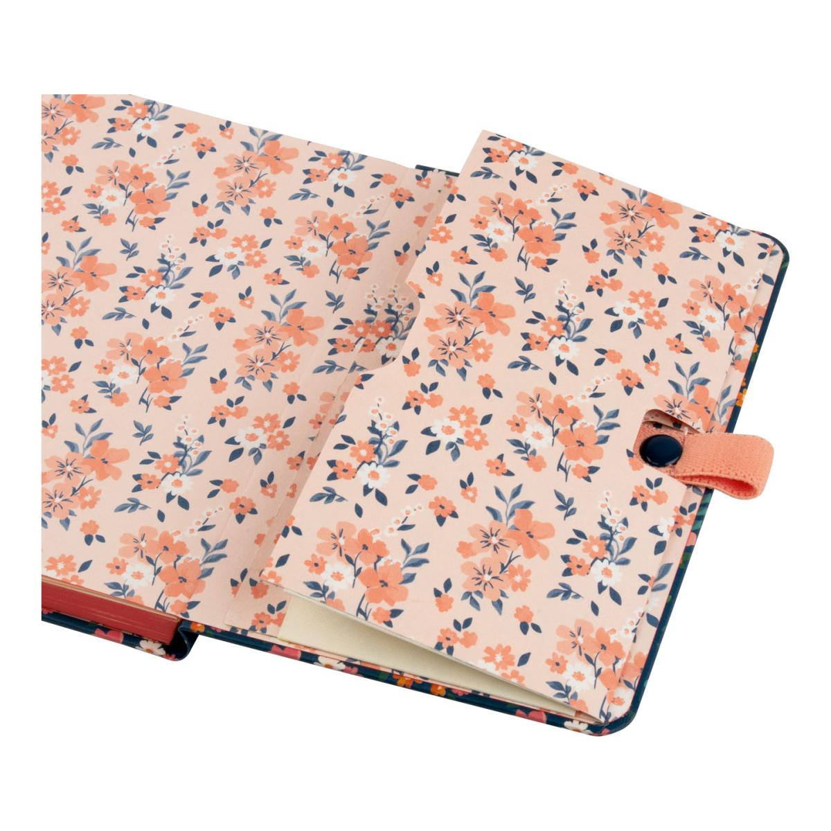 Agenda Encadernada 2027 Mínimal Design M2-82x127 mm Semanal Horizontal Flora Finocam Multicolor Multilingue Multicolor-5