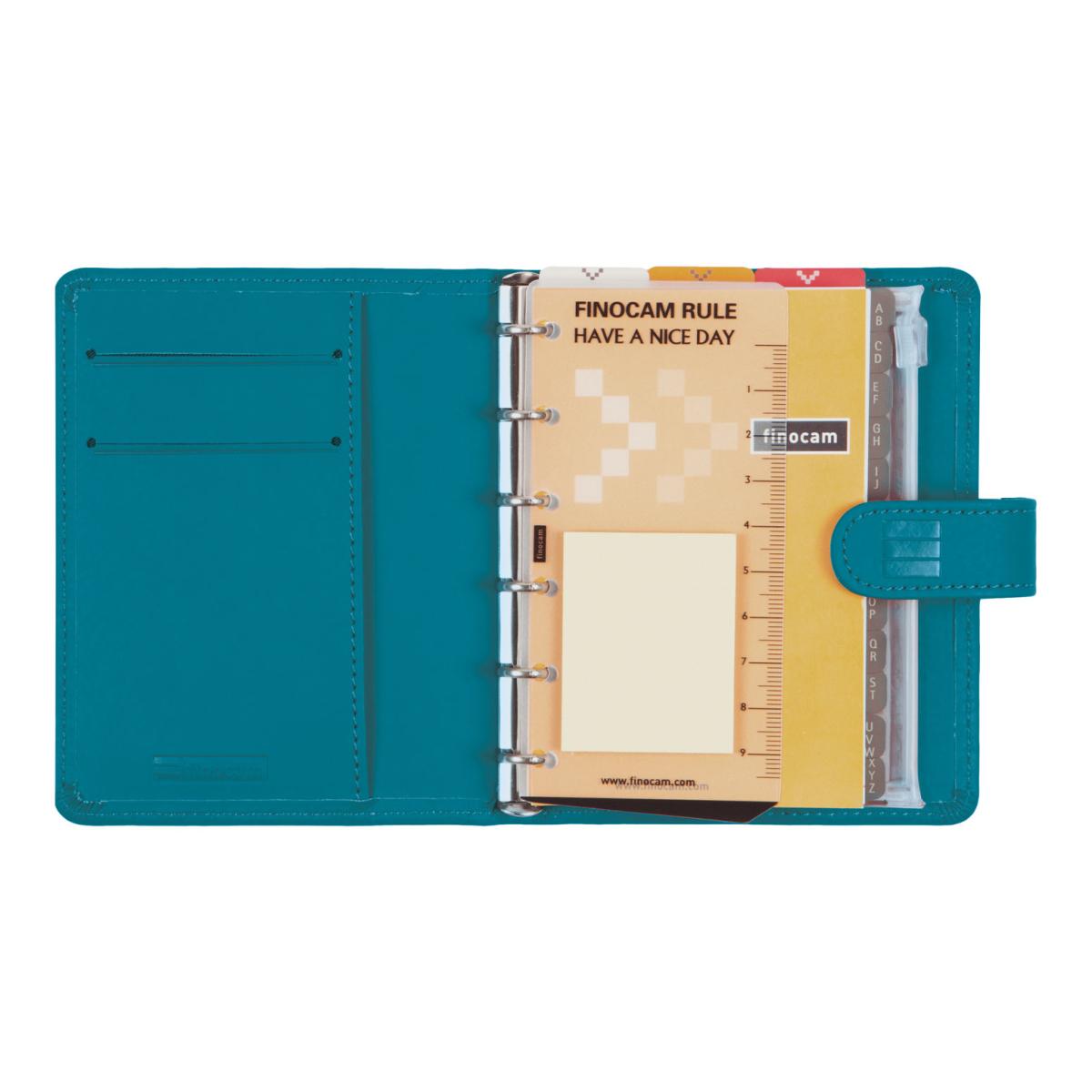 Agenda anillas año 2027 Classic Troya 602-73x114 mm Semana Vista Horizontal Finocam azul castellano Azul-2