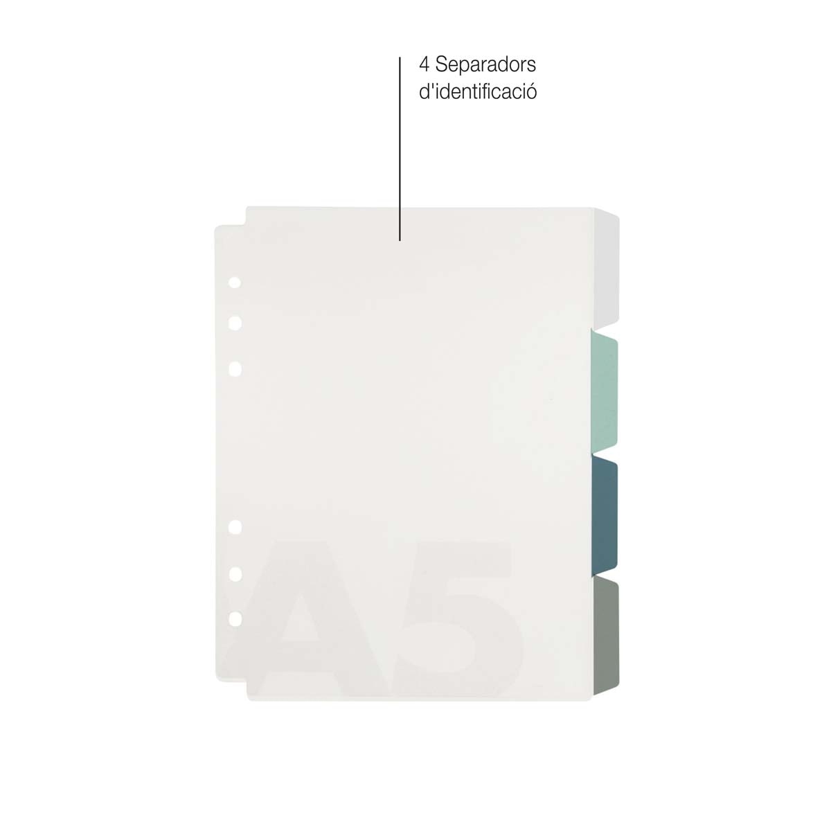 Agenda Anillas Plus Semana vista Catalán Azul 2027 Azul-5