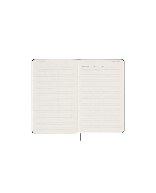 Agenda Large Sem Data Vista Semanal Capa Dura Inglês - Preto 4