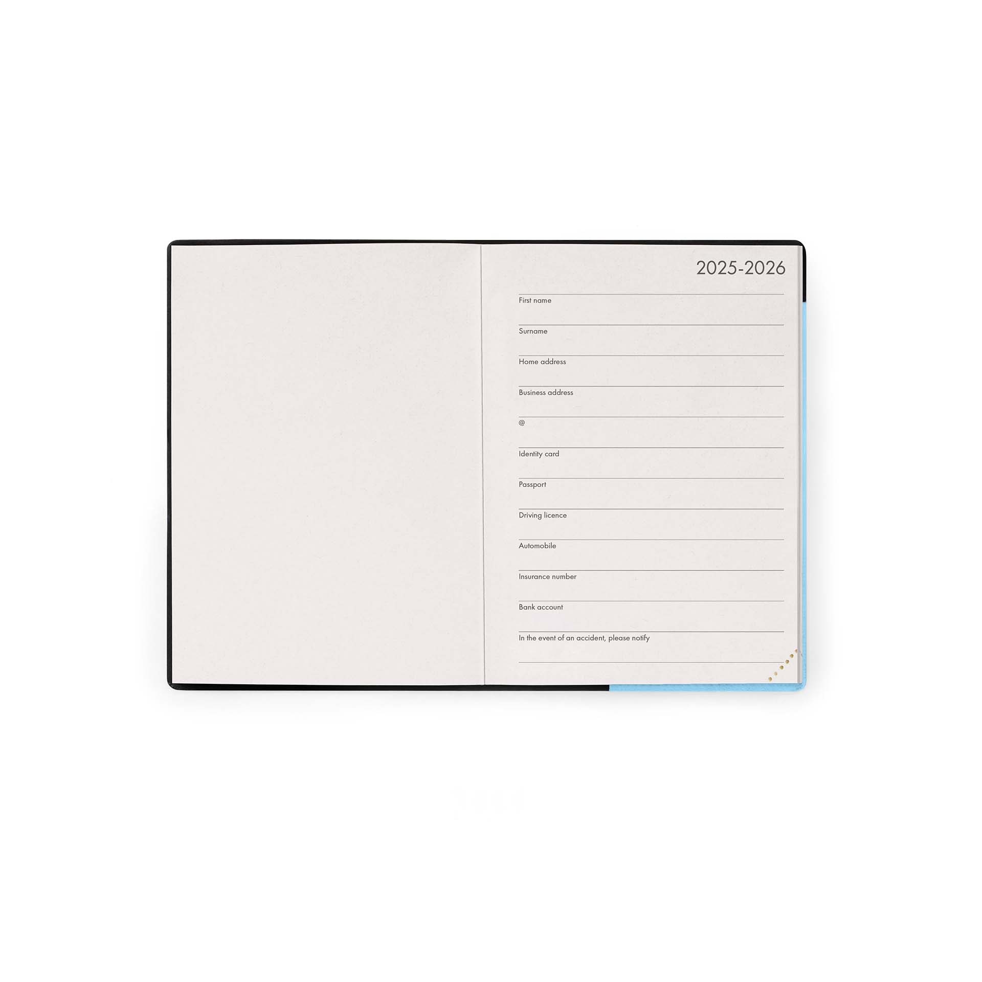 Agenda semana vista 16 meses 25/26 small Legami Aura Multilingüe Multicolor-2