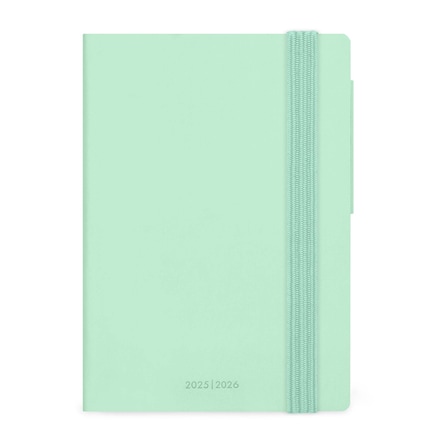 Agenda semana vista 16 meses 25/26 small Legami Pastel Mint Multilingüe
