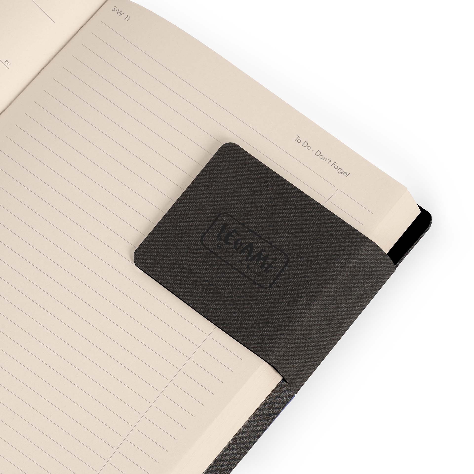 Agenda semana vista 16 meses 25/26 small Legami Deep Graphite Multilingüe Negro-6