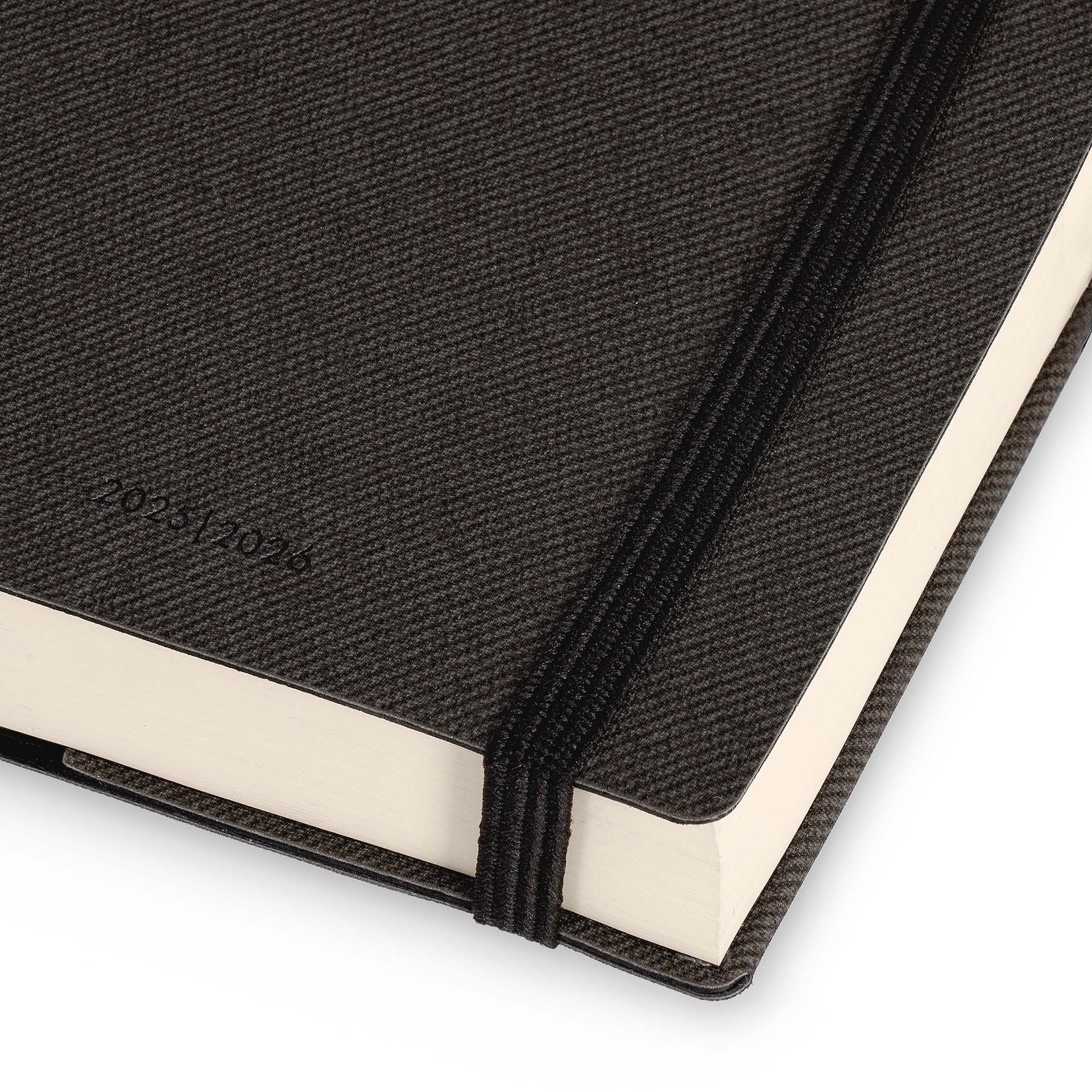 Agenda semana vista 16 meses 25/26 small Legami Deep Graphite Multilingüe Negro-8