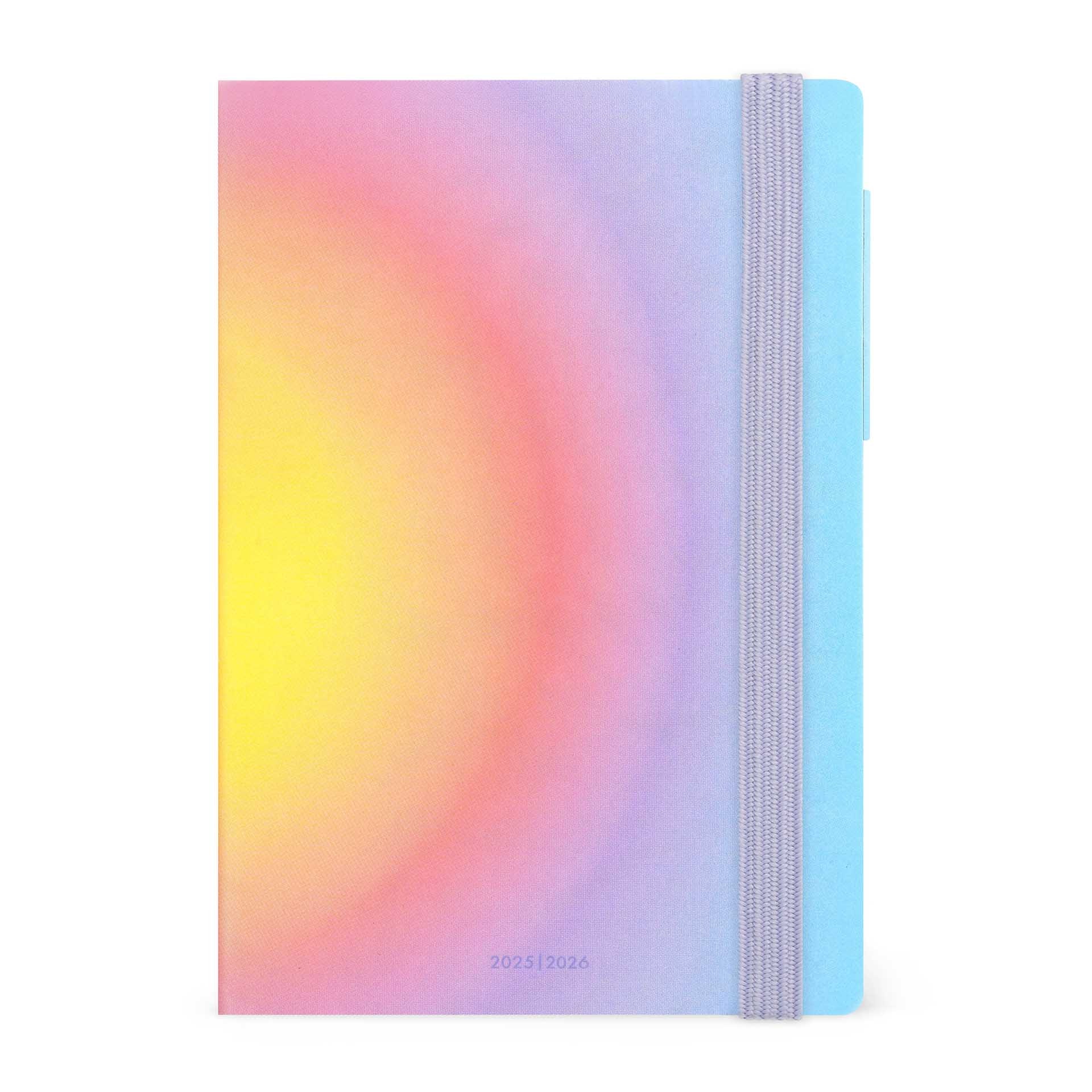 Agenda semana vista 16 meses 25/26 medium Legami Aura Multilingüe Multicolor-1