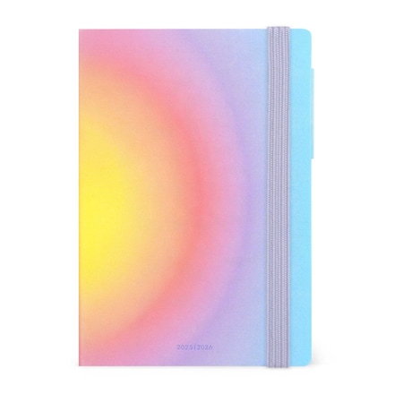 Agenda semana vista 16 meses 25/26 medium Legami Aura Multilingüe