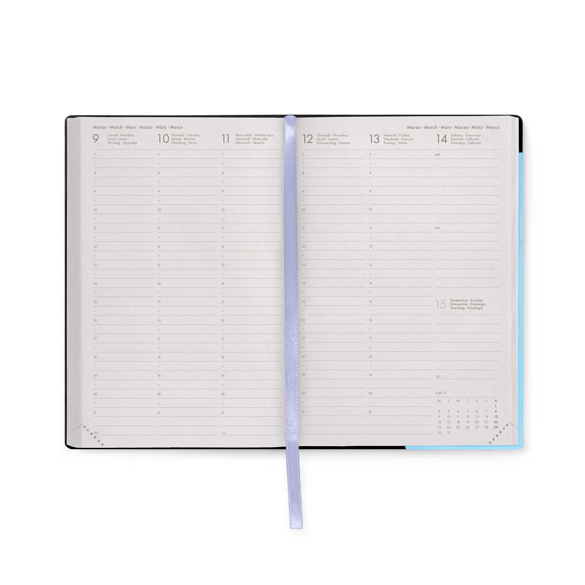 Agenda semana vista 16 meses 25/26 medium Legami Aura Multilingüe Multicolor-3