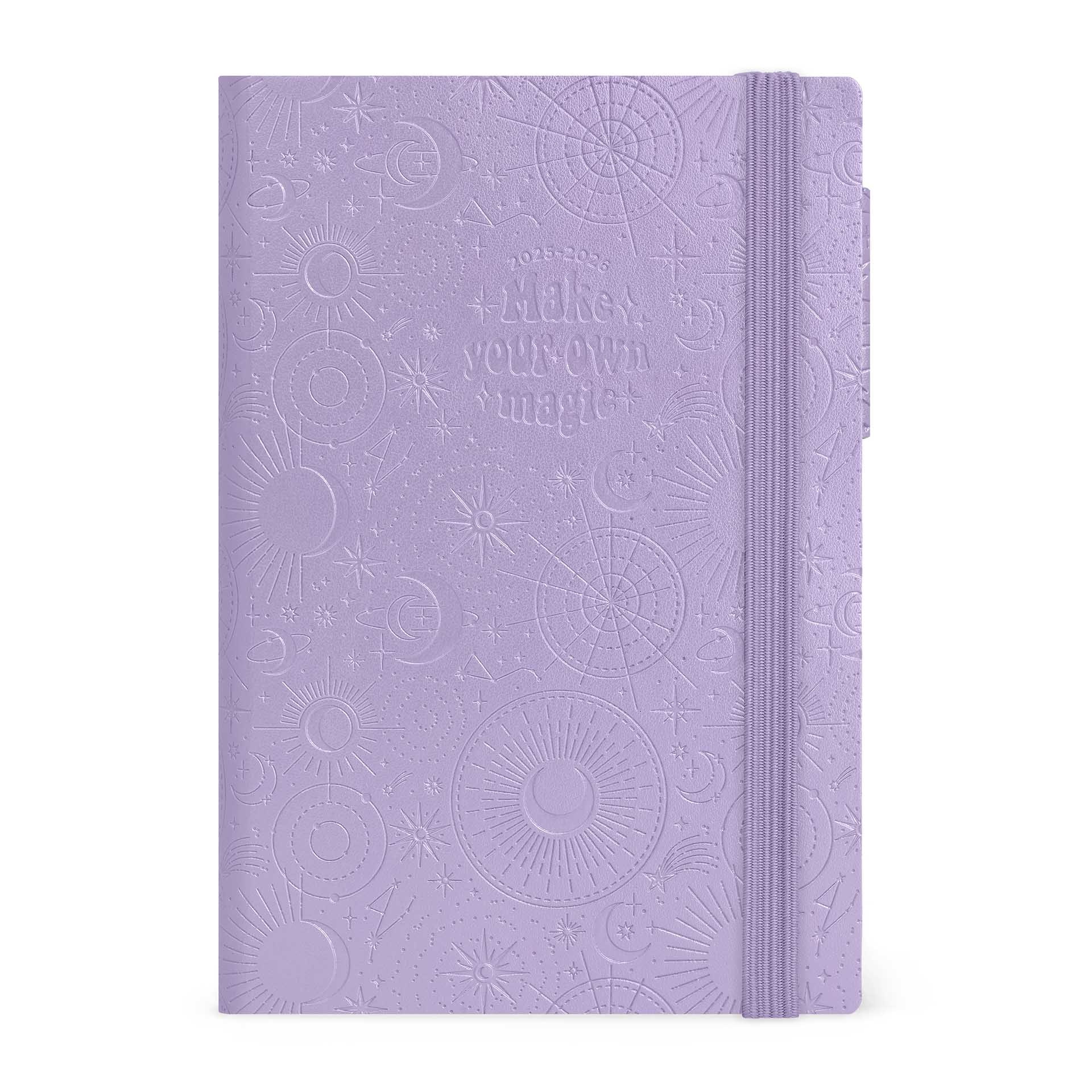 Imagen 0 de Agenda semana vista 16 meses 25/26 medium Legami Mystic Lilac Multilingüe