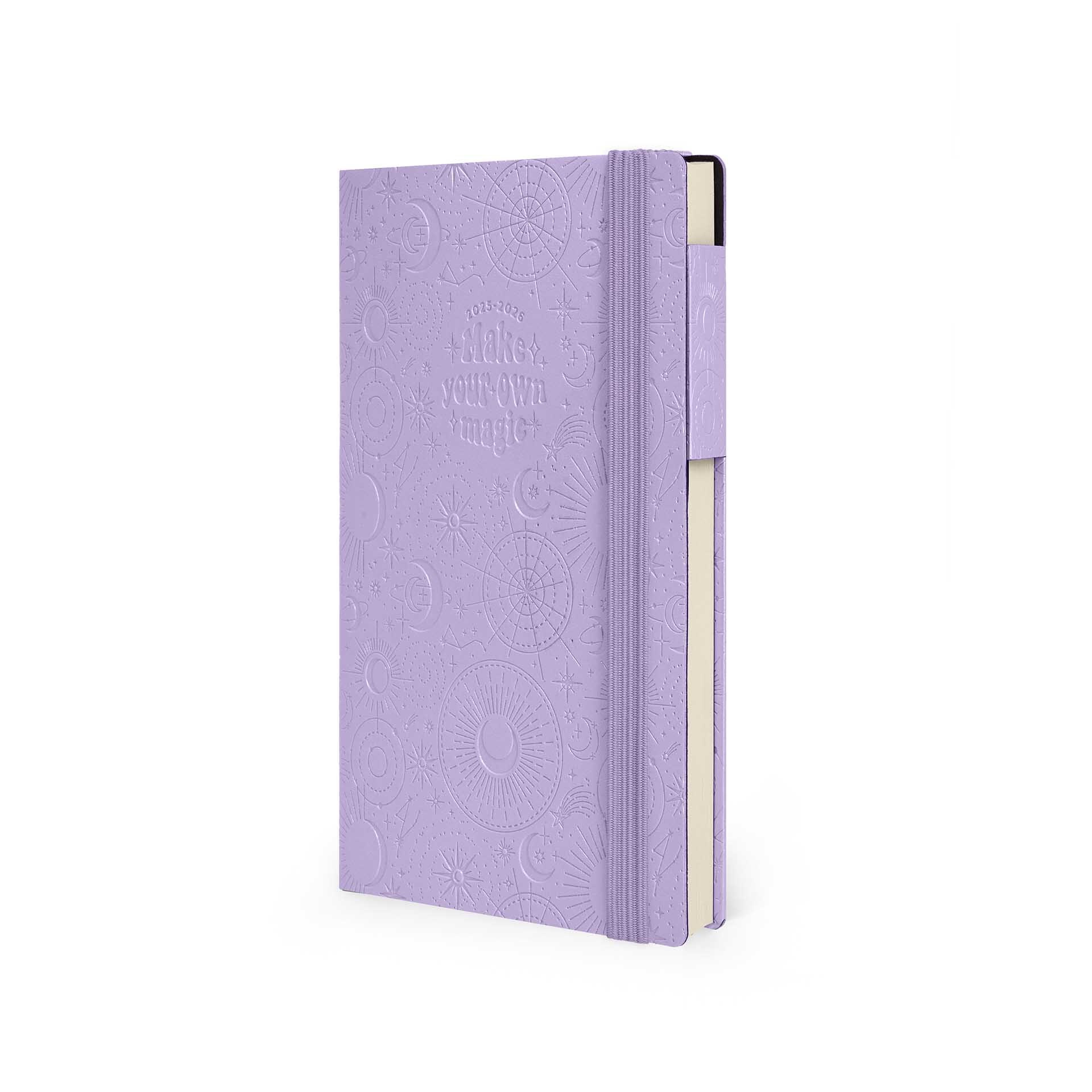 Agenda semana vista 16 meses 25/26 medium Legami Mystic Lilac Multilingüe Lila-4