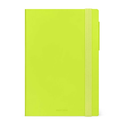 Agenda semana vista 16 meses 25/26 medium Legami Chartreuse Multilingüe
