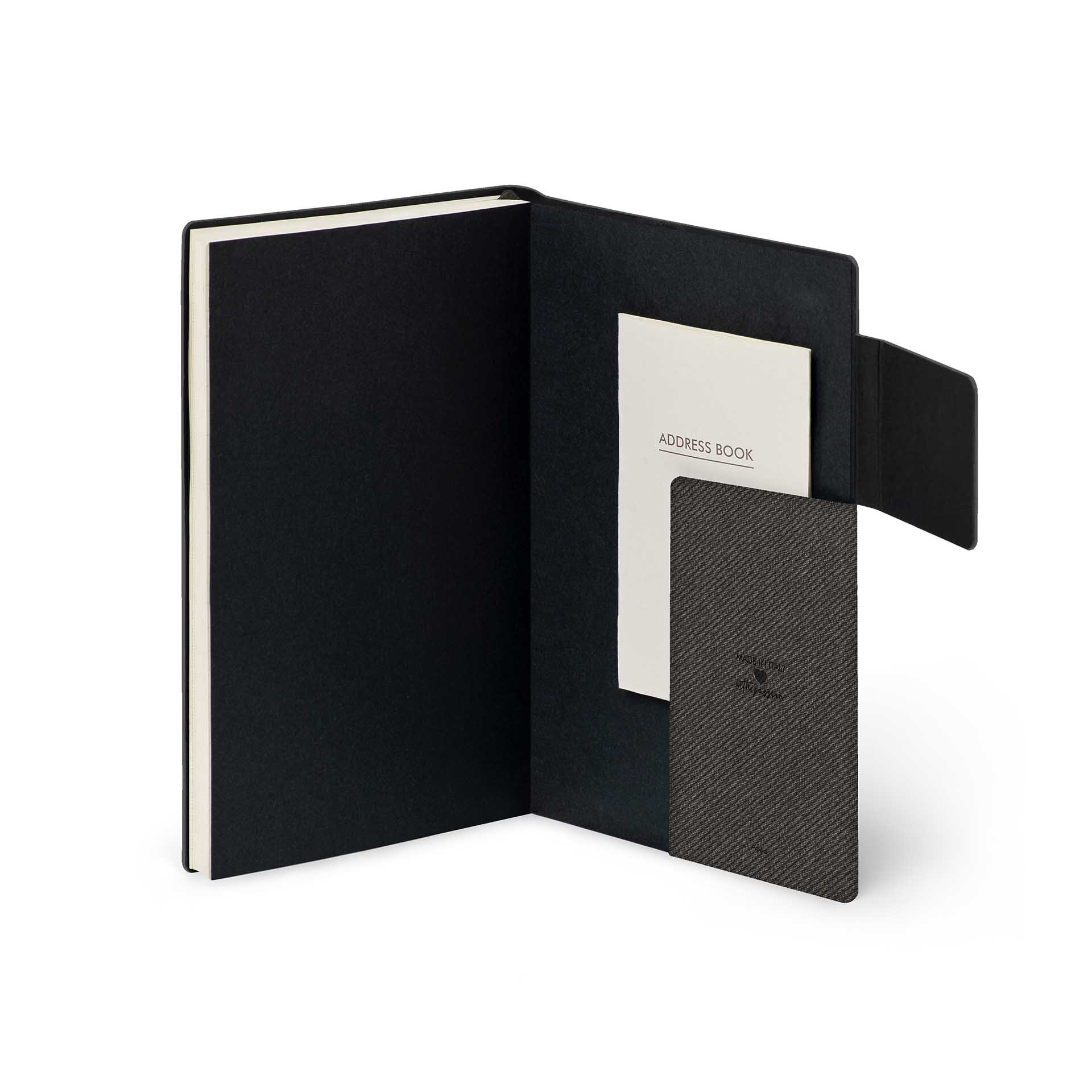 Agenda semana vista 16 meses 25/26 medium Legami Deep Graphite Multilingüe Negro-5