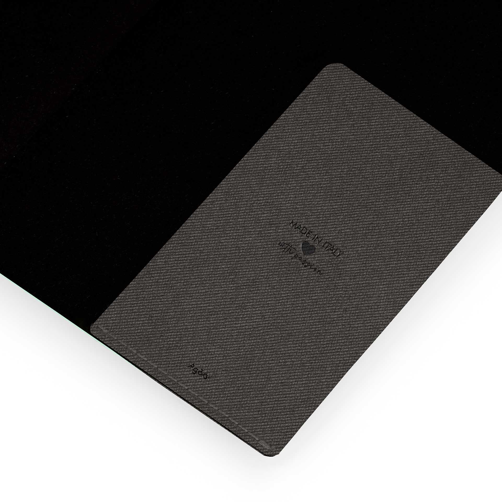 Agenda semana vista 16 meses 25/26 medium Legami Deep Graphite Multilingüe Negro-7