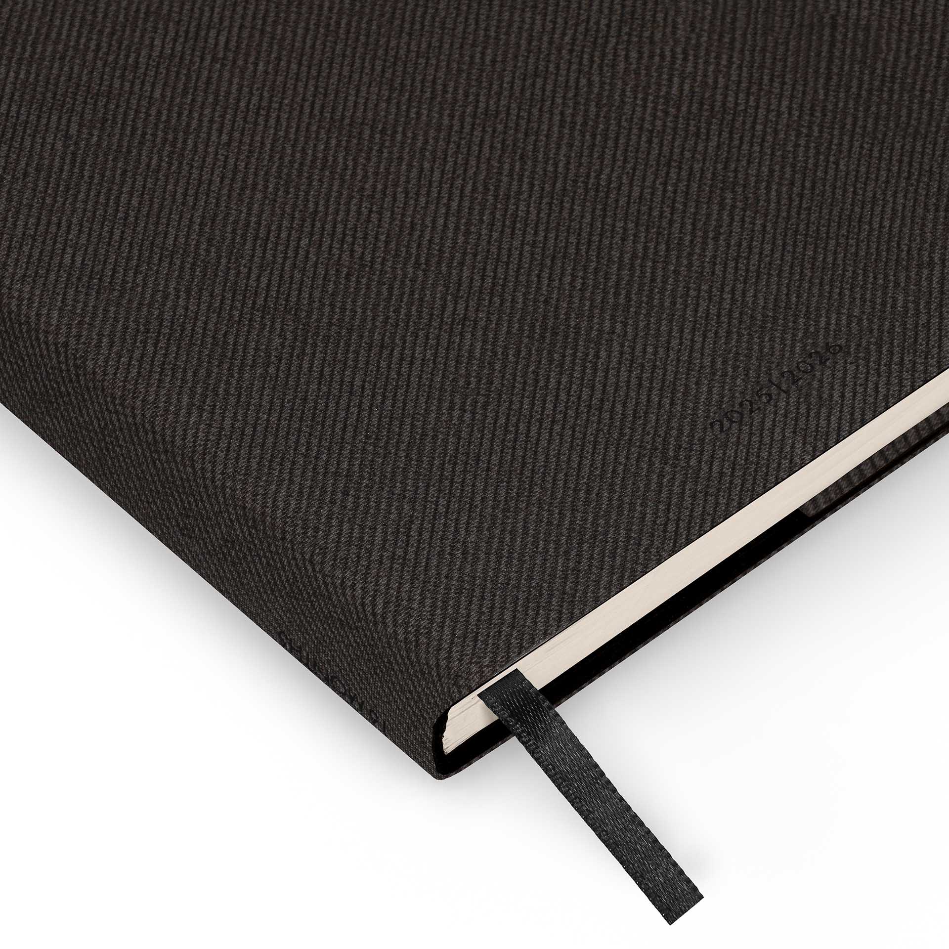 Agenda semana vista 16 meses 25/26 medium Legami Deep Graphite Multilingüe Negro-9