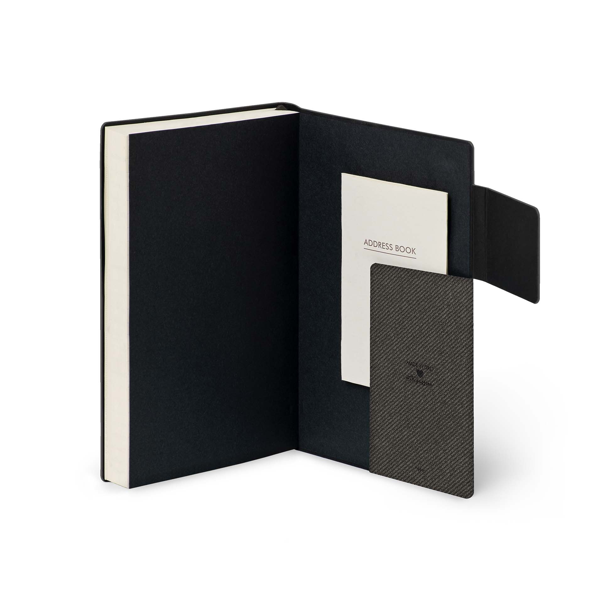 Agenda 1 día página 16 meses 25/26 Legami Deep Graphite multilingüe Negro-5