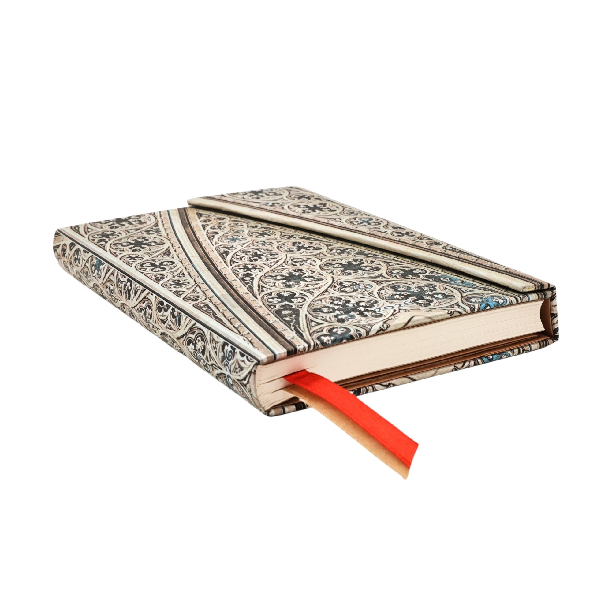Agenda de 12 Meses (Ene 26 - Dic 26) Bóveda de la Catedral de Milán Mini (100x140x20mm) Apaisada de 160 páginas Paperblanks blanco Blanco-2