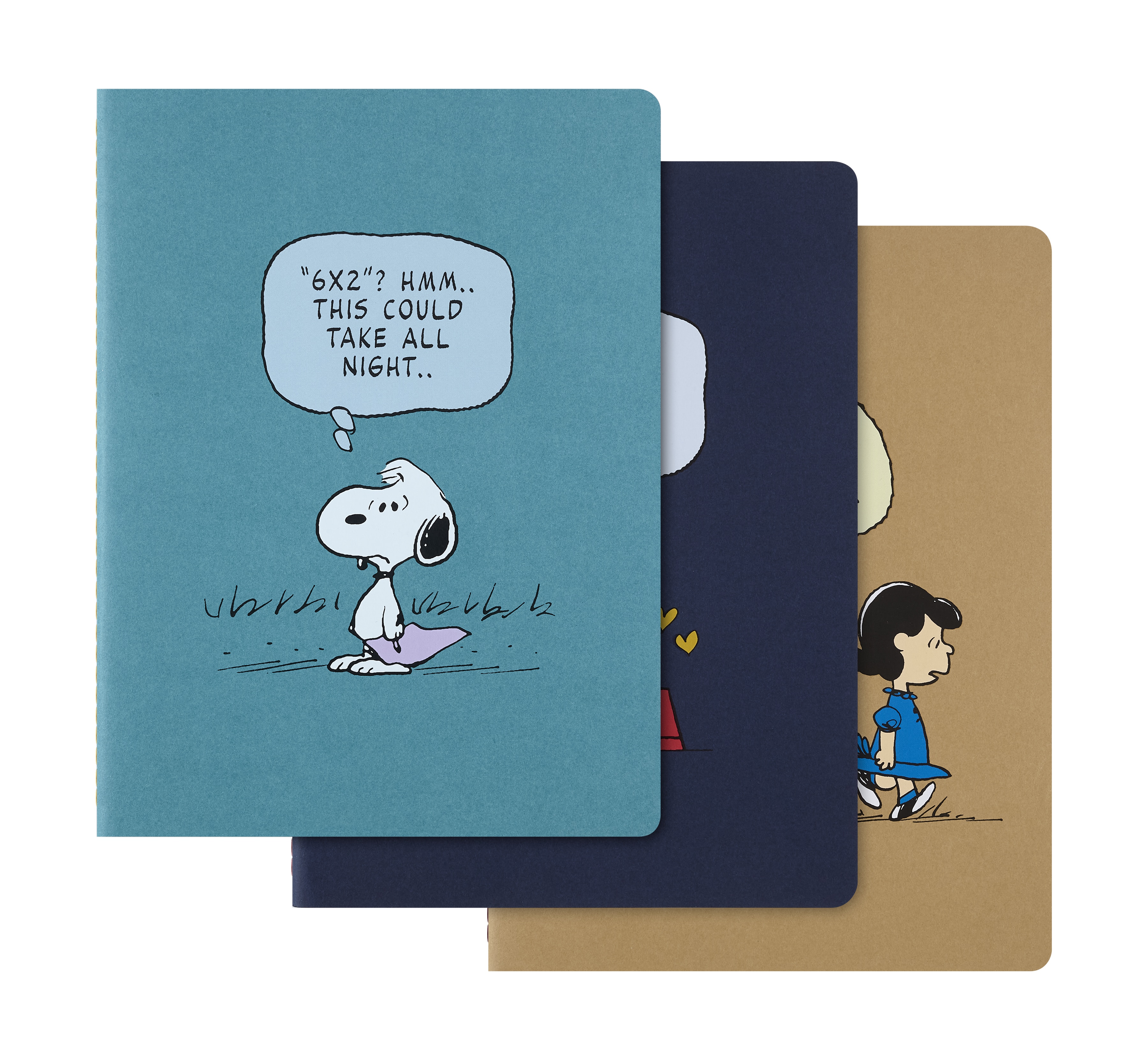 Imagem 0 de Caderno Pautado Moleskine XL Peanuts - 3 Unidades