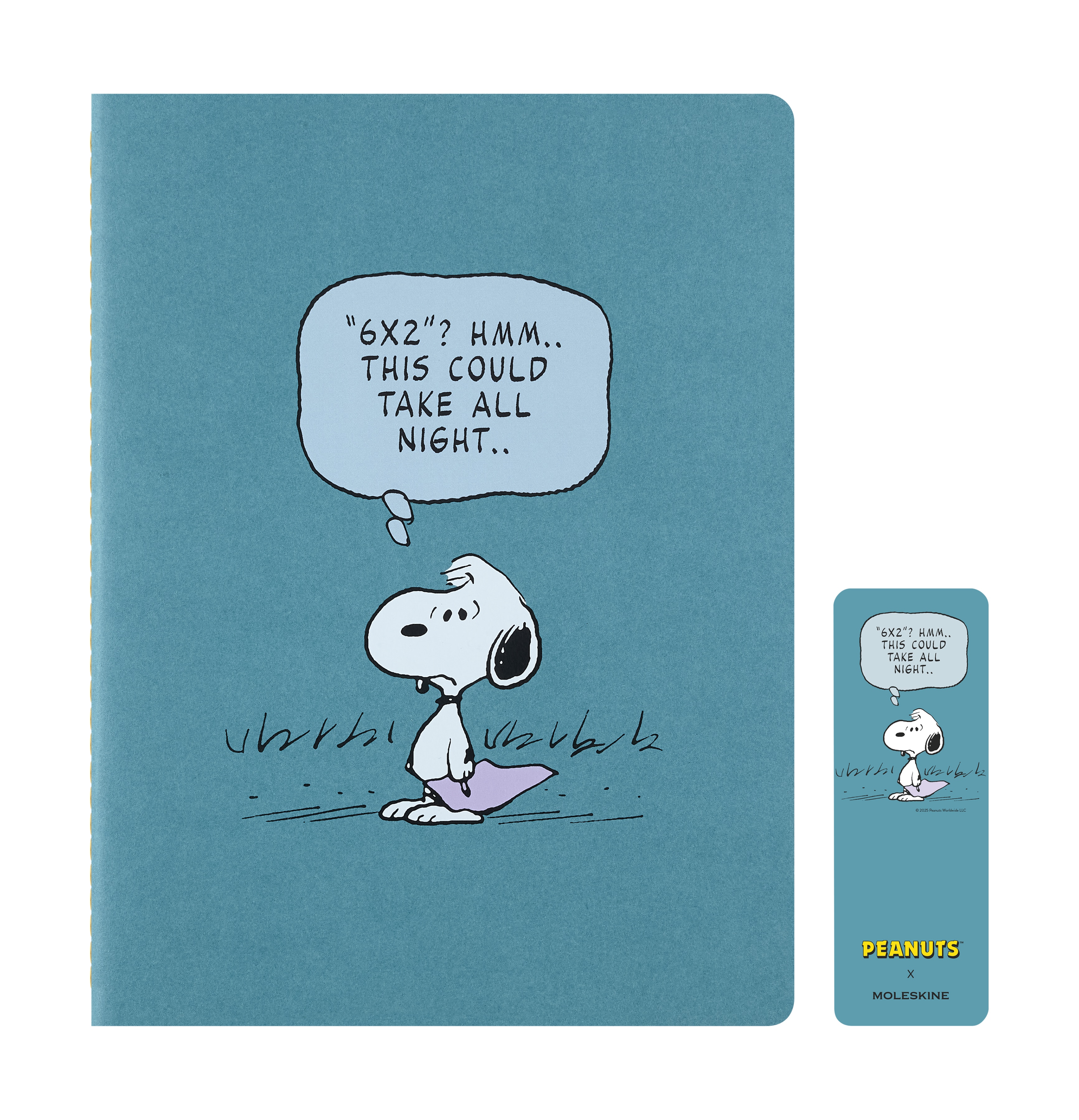 Caderno Pautado Moleskine XL Peanuts - 3 Unidades Multicolor-3