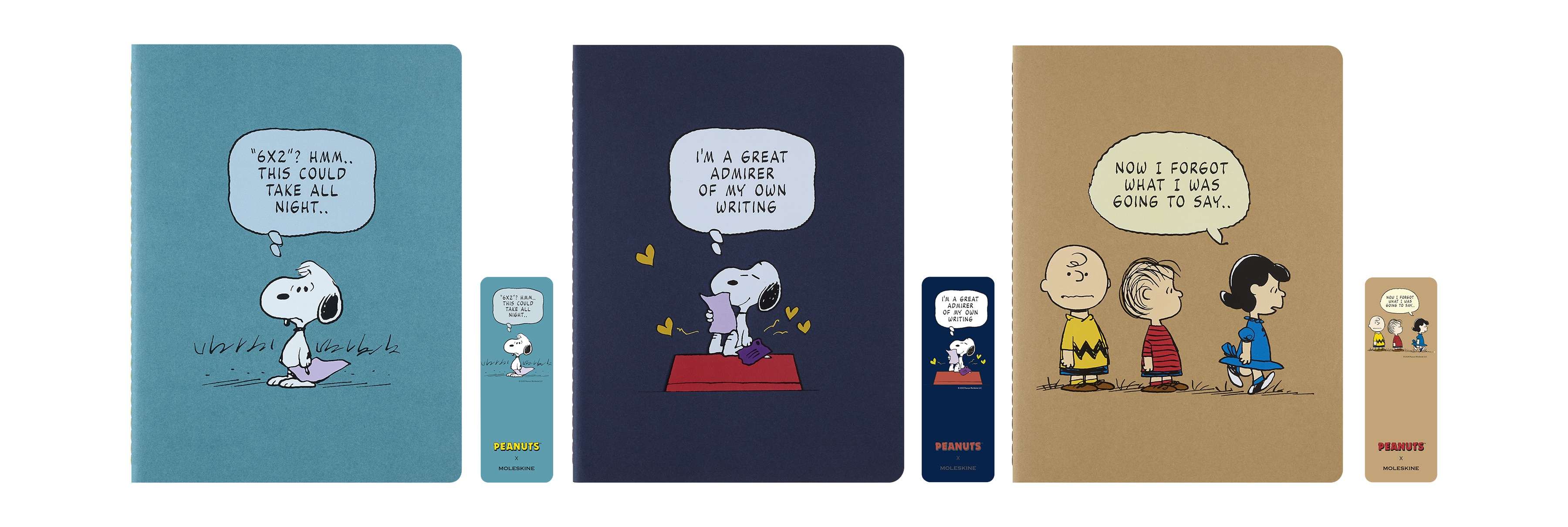 Caderno Pautado Moleskine XL Peanuts - 3 Unidades Multicolor-6