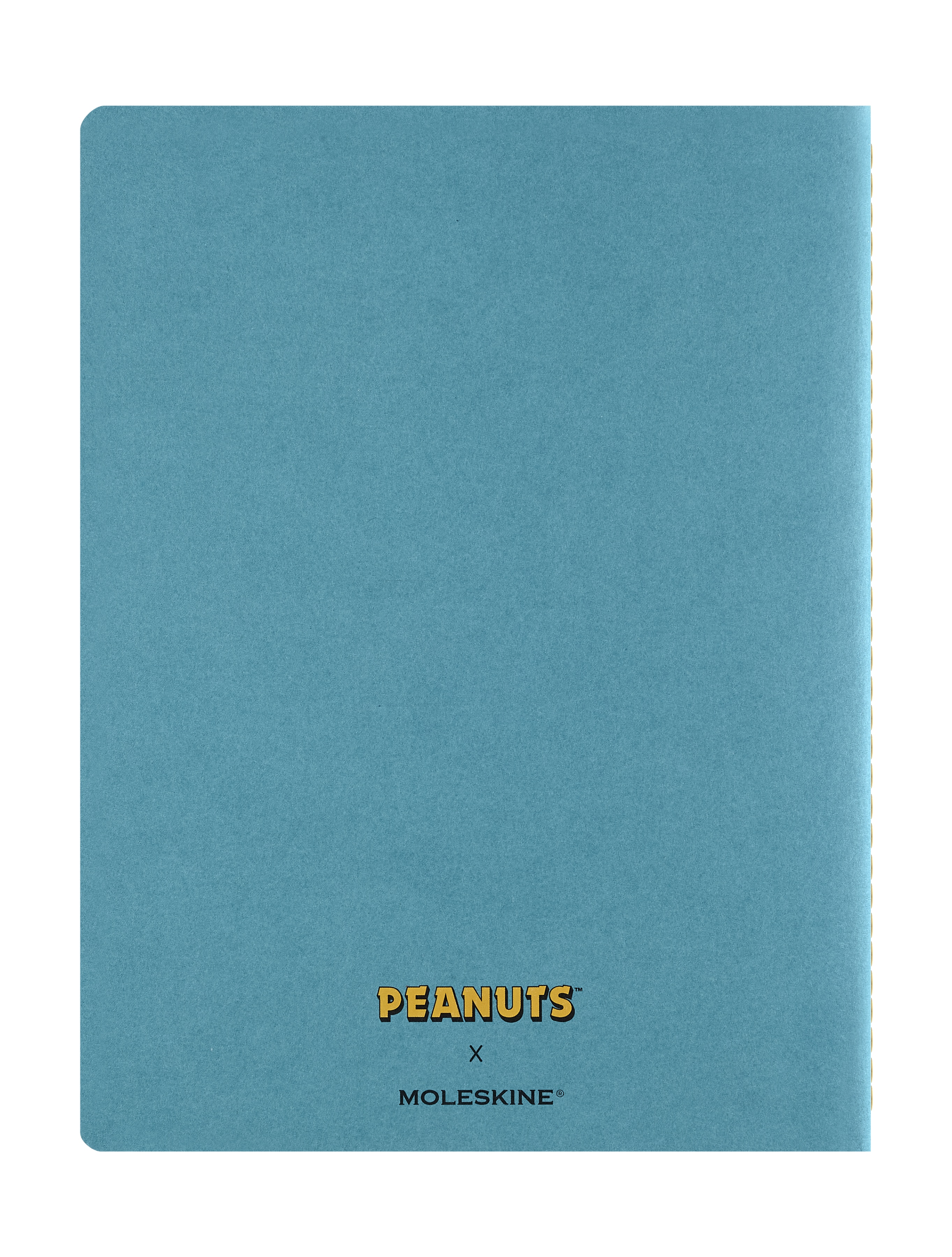 Caderno Pautado Moleskine XL Peanuts - Azul Azul-4