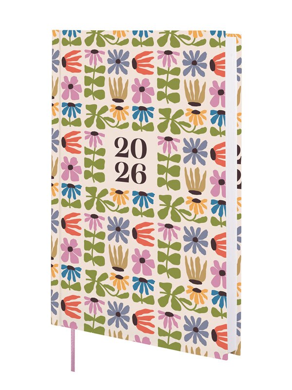 Imagem 0 de Agenda Ano 2026 Dynamic Porto Design Y10-140x204 mm 1 Día Página Camila Finocam Multicolor Internacional Multilingüe