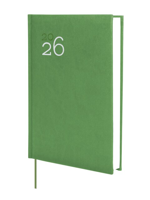 Imagen 0 de Agenda encuadernada año 2026 Dynamic Milano Y10-140x204 mm 1 Día Página Finocam verde castellano multilingüe
