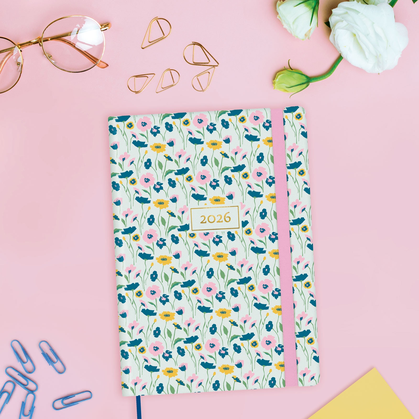 Agenda encuadernada año 2026 Flexi Joy FA5-148x210 mm 1 Día Página Fiona Finocam multicolor catalán multilingüe 2