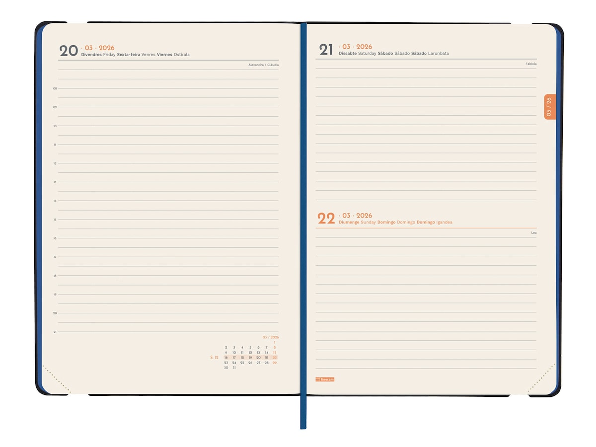 Agenda Escolar 2023/2024 Finocam Secundaria 8º Día Por Página Imposible Catalán - Agenda - Los Mejores Precios
