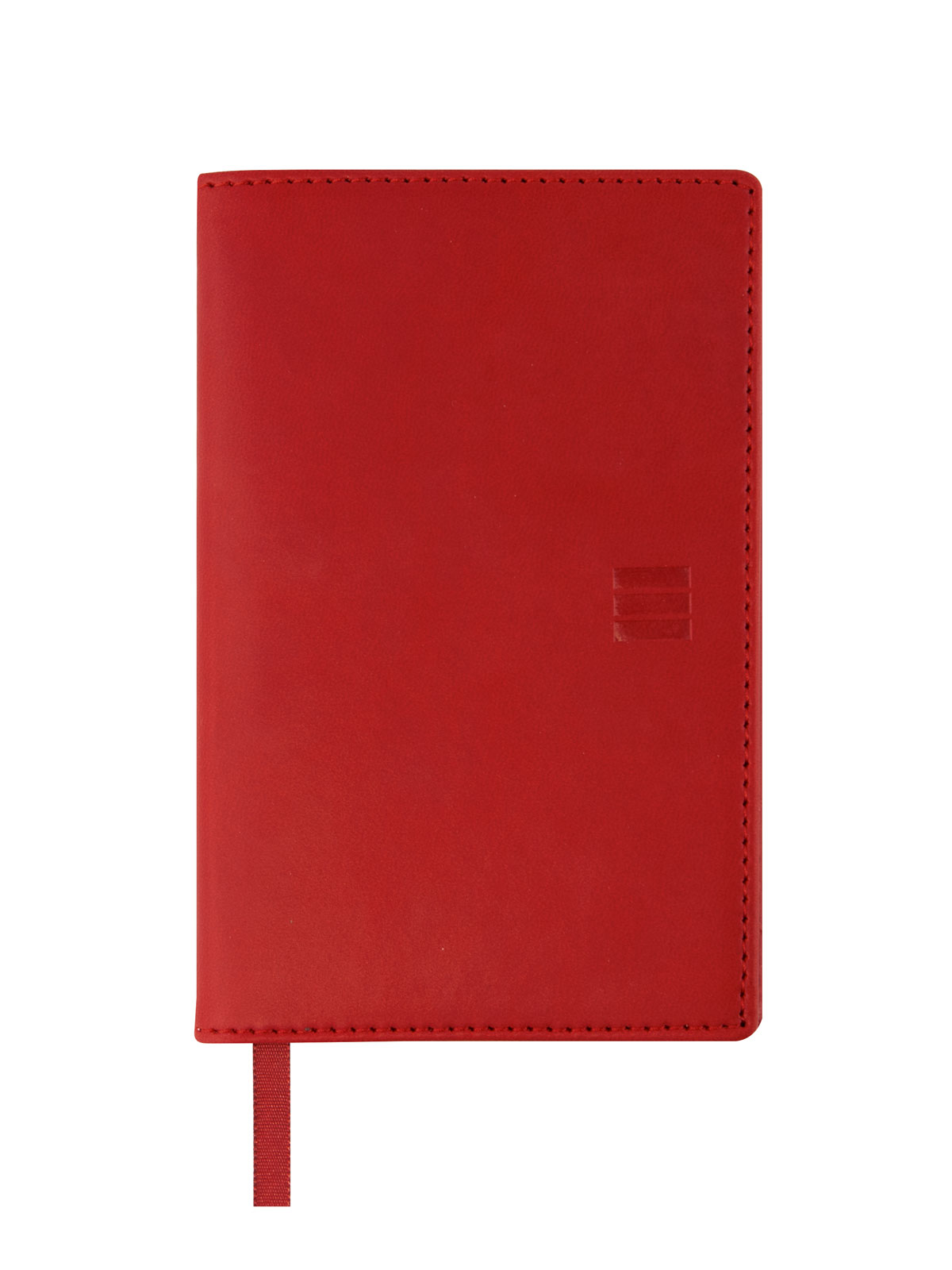 Agenda año 2026 Plana Ibis PL3-82x127 mm Semana Vista Horizontal Finocam rojo catalán Rojo-1