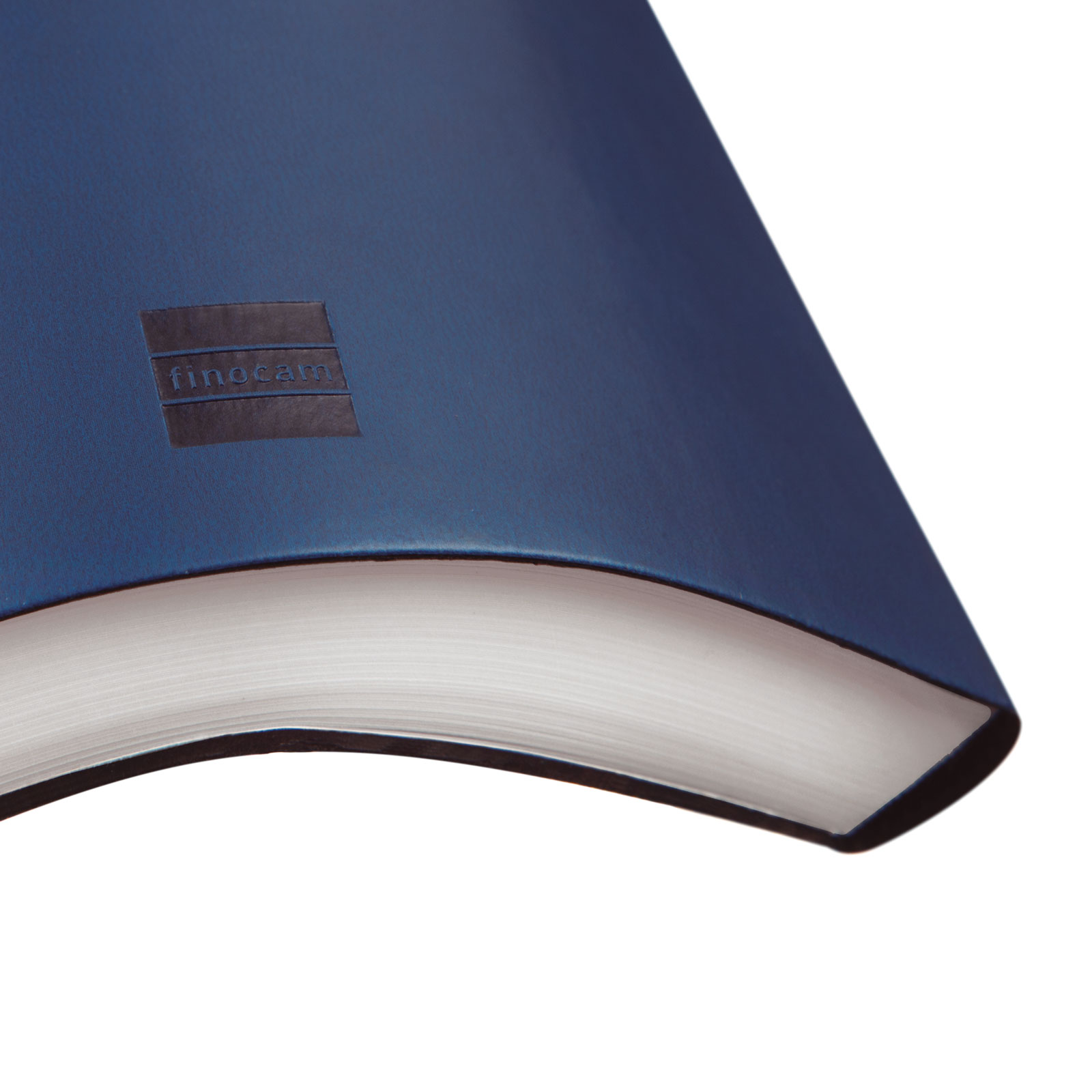 Agenda encuadernada año 2026 Dynamic Mara Y11-165x240 mm 1 Día Página Finocam azul castellano multilingüe Azul-5