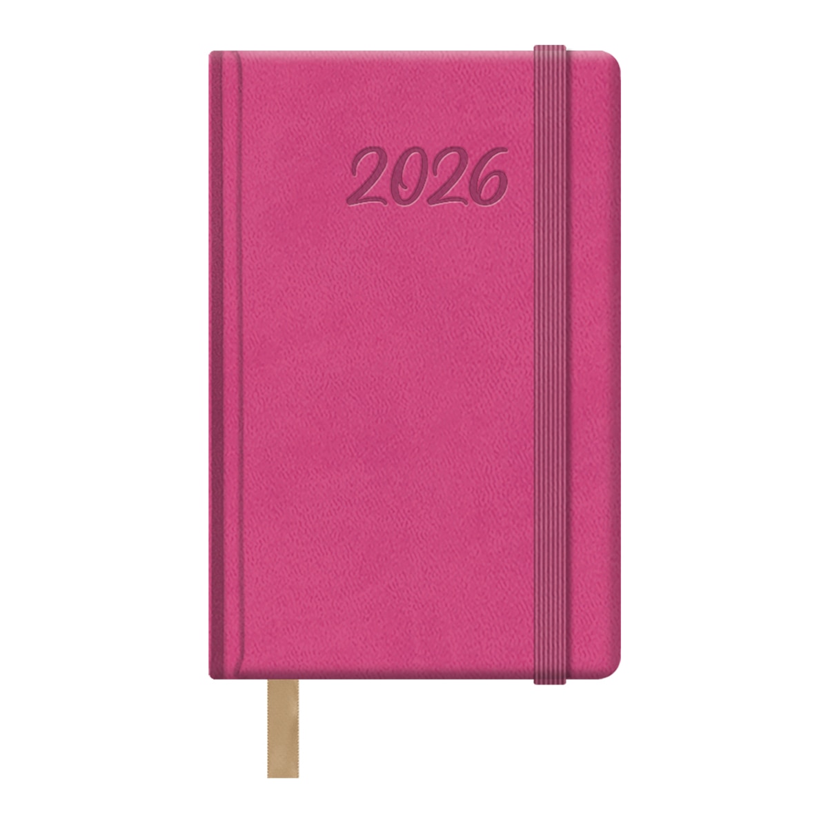 Agenda semana vista 8,5 x 13 cm. bolsillo Samba Dohe fucsia castellano Fucsia-1