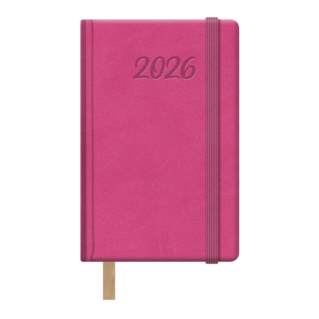 Imagen 0 de Agenda semana vista 8,5 x 13 cm. bolsillo Samba Dohe fucsia castellano