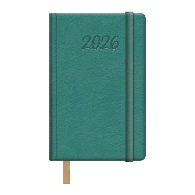 Imagen 0 de Agenda semana vista 8,5 x 13 cm. bolsillo Samba Dohe verde castellano