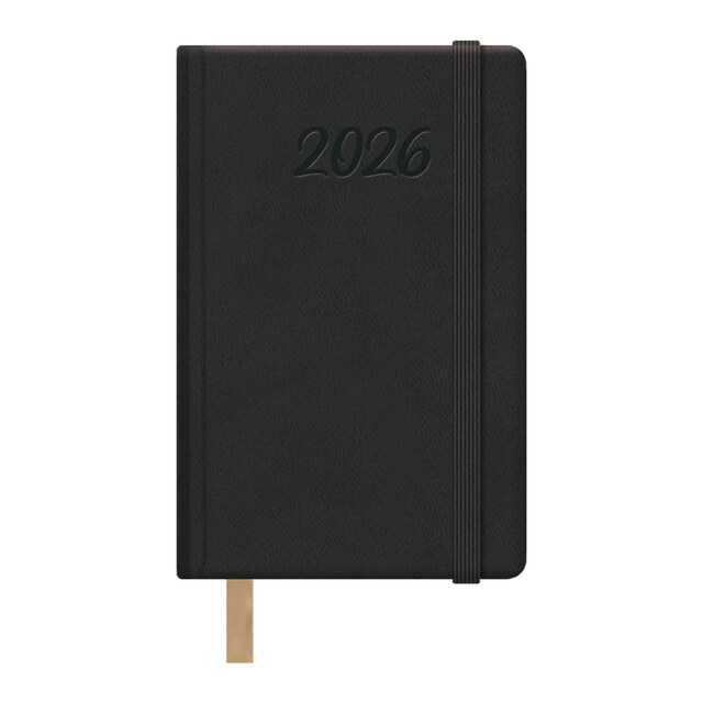 Imagen 0 de Agenda semana vista 8,5 x 13 cm. bolsillo Samba Dohe negro castellano