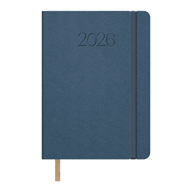 Imagen 0 de Agenda día página 14 x 20 cm. Manhattan Dohe azul castellano