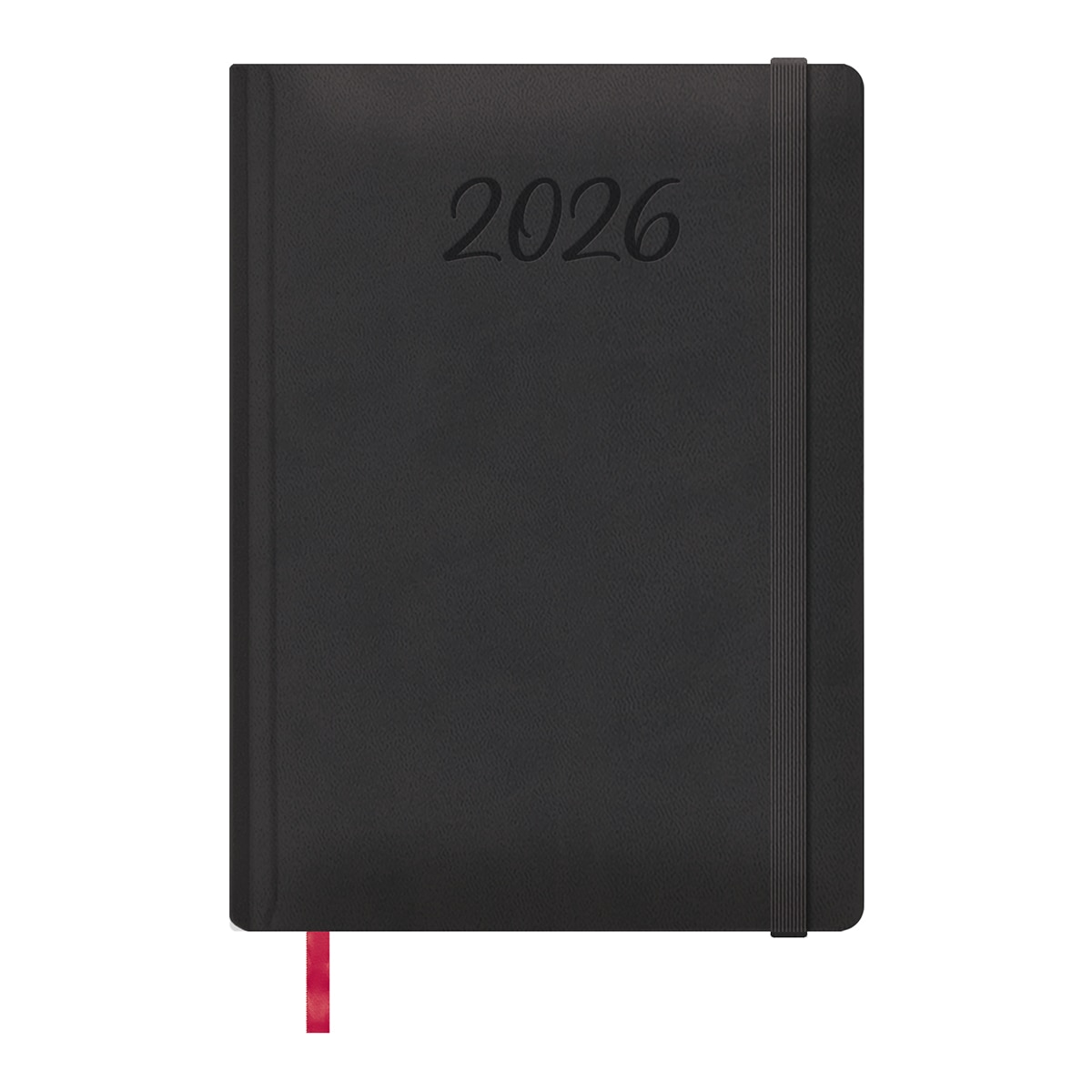 Agenda día página 17 x 24 cm. Manaos Dohe negro castellano Negro-1