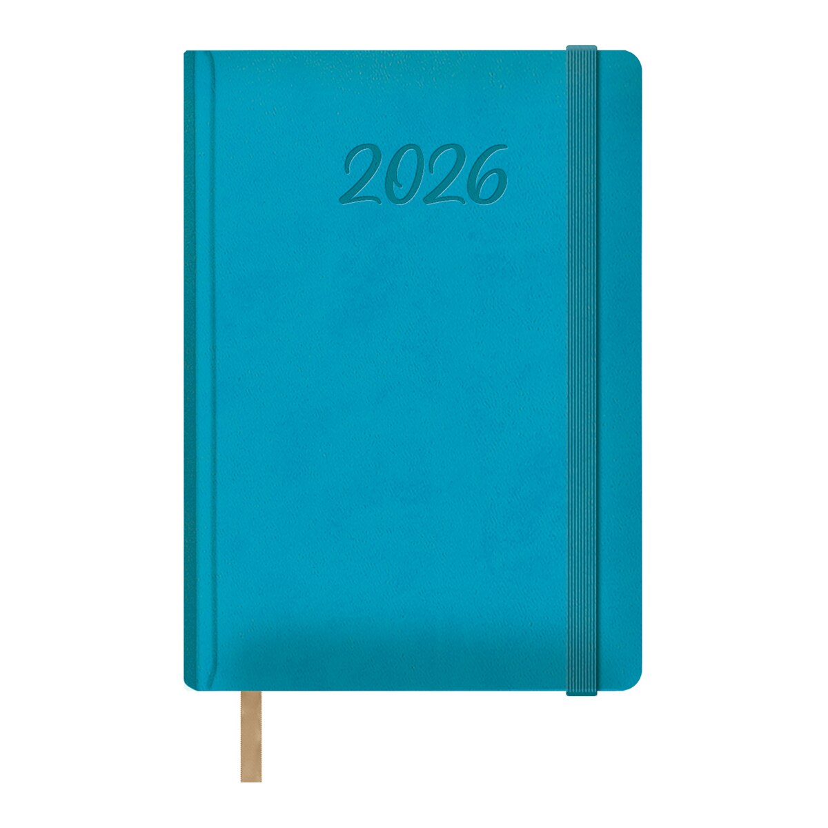 Agenda día página 15 x 21 cm. Samba Dohe turquesa castellano Turquesa-1